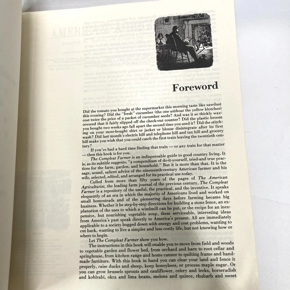 The Compleat Farmer A Compendium of Do-It-Yourself Tried True Practices First Ed